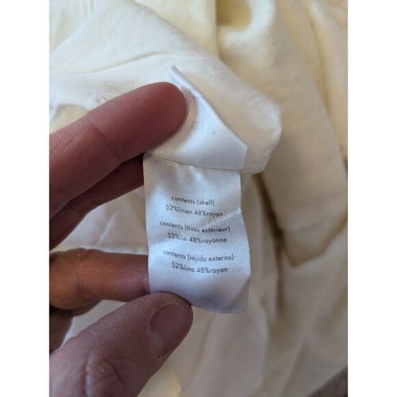 WeWoreWhat Cutout Waist Linen Blend Midi Skirt size XS - Picture 10 of 10